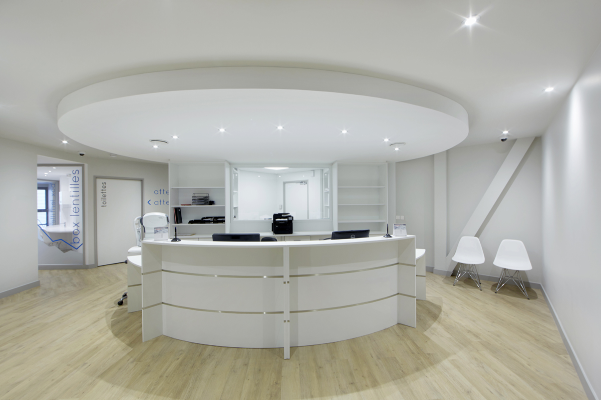 Aménagement d'intérieur d'un d'ophtalmologie à Annecy